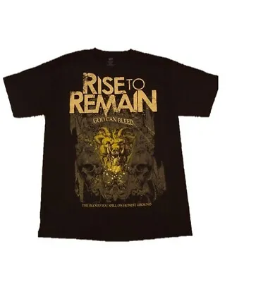 Buy Rise To Remain 'God Can Bleed' Black Rock T Shirt, Official Band Merchandise, XL • 7.50£