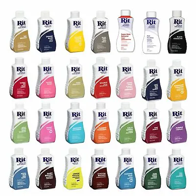 Buy Rit All Purpose Dye Liquid - All Colours For Clothing, Fabric, Cotton • 8.15£