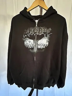 Buy Exodus - Hate More Love Less - Size XL - Zip Up Hoodie Sweatshirt - Kragen Lum • 31.66£