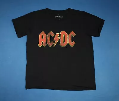 Buy Absolute Cult Kids AC/DC Shirt Hard Rock Band Youth Tee M • 20.44£