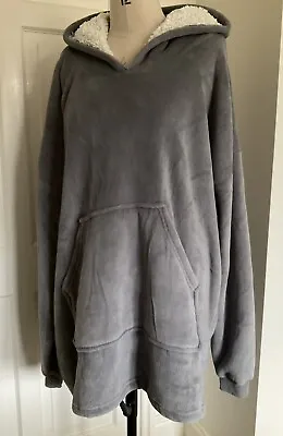 Buy Sienna Hoodie Oversized Big Hooded Sweatshirt Grey • 6£