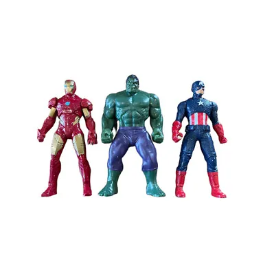 Buy Hasbro Marvel Hulk Captain America Iron Man Bundle 9.5 Inch Superhero Toys 2019 • 12.30£