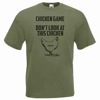 Buy Unisex 'Don't Look At This Chicken' Game Over Funny Gamer T-Shirt • 12.95£
