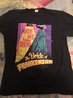 Buy Bride Of Frankenstein T Shirt Universal Monsters • 9.99£