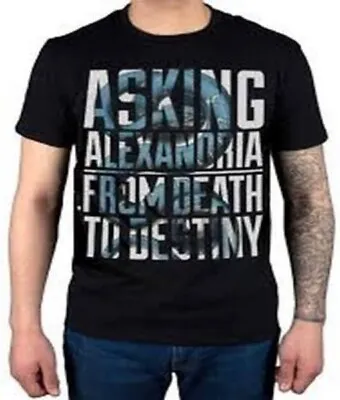 Buy Asking Alexandria  From Death To Destiny   Rock T Shirt Size XLarge=46 -48  • 9.50£