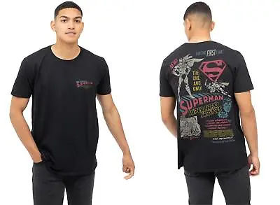 Buy Superman Mens T-shirt Super Hero Services Cotton DC Comics Tee S-2XL Official • 13.99£