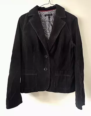 Buy Women's Corduroy Jacket Size 12 Laura Ashley Dark Grey • 9.35£