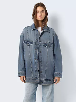 Buy Women's Oversized Denim Jacket Coat Transitional Blouson Design NOISY MAY • 54.71£