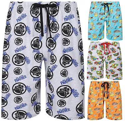 Buy Mens Lounge Shorts Character Cartoon Pyjama Sleep Night Wear Shorts M-2XL New • 6.99£