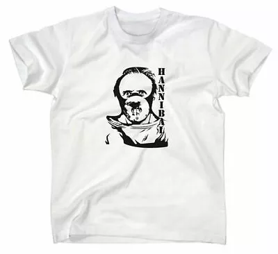 Buy Hannibal Lecter T-Shirt Mention Lambs Mask Fanshirt Fan Silence Lambs • 20.29£