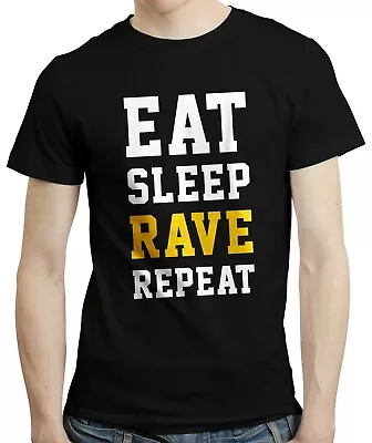 Buy Eat Sleep Rave Repeat - Tee Music Acid Dance Party Gift Birthday T-shirt Tshirt  • 10.99£