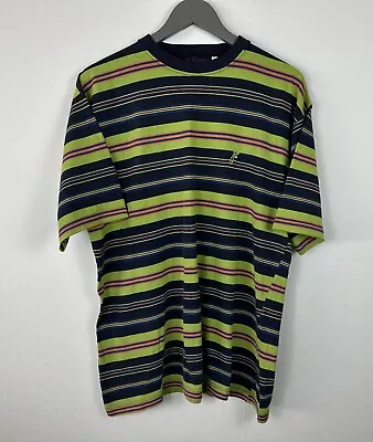 Buy Vintage Joe Bloggs T-Shirt Striped Effect 90s Y2k Retro Size: M • 24.99£
