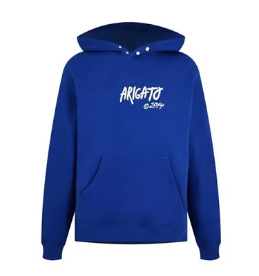 Buy AXEL ARIGATO Tag Hoodie Blue Size Medium New GENUINE RRP £170 #N7 • 89£