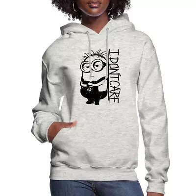 Buy Minions Merch I Don't Care Officially Licensed Women's Hoodie • 44.65£