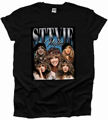 Buy Stevie Nicks Rock Hippy 70s 80s Love Music Men's Printed Woman Tshirt UK Seller  • 10.99£