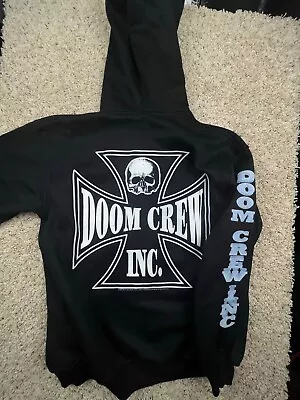 Buy BLACK LABEL SOCIETY Doom Crew Inc. Hoodie Medium Black Fleece Lined BLS • 38.91£