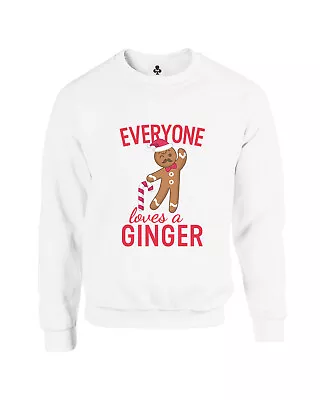 Buy Everyone Loves A Ginger Christmas Jumper Xmas Sweatshirt Funny Men Women • 19.95£