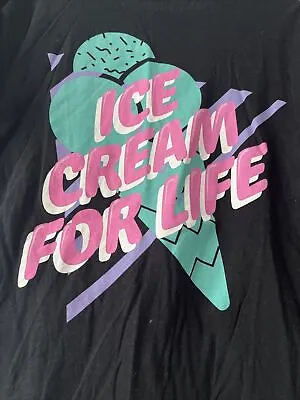 Buy Scoops Ahoy T-shirt Stranger Things MEDIUM HMV Ice Cream For Life Size 12 Top • 4£