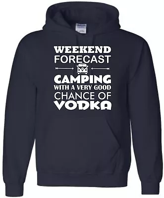 Buy Campervan Funny Hoodie, Vodka Camping Hoody, Camper Alcohol Hooded Sweat • 20.99£