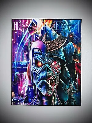Buy Large Sew On Printed Back Patch Jacket Iron Maiden Future Past 11 X 14 Inches • 48£