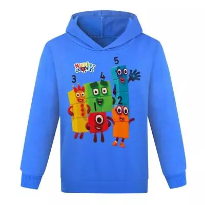 Buy Kids Boys Girls Funny Blocks Number Hoodies Jumpers Sweatshirt Pullover Gifts UK • 7.99£