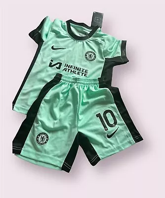Buy Sports Football Chelsea Kids Third Kit 23/24 Size 6/7 • 10£