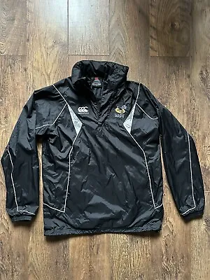 Buy London Wasps Rugby Kangaroo Hooded Jacket Canterbury  Black Mens Size M • 22£