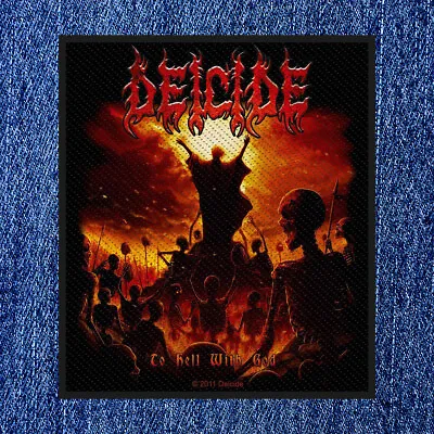 Buy Deicide - To Hell With God (new) Sew On Patch Official Band Merch • 4.75£