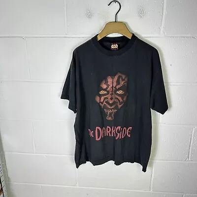 Buy Vintage Star Wars Shirt Mens Large Darth Maul 90s Sith Episode 1 Darkside Sci Fi • 63.95£