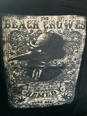 Buy The Black Crowes New Black T-shirt Size Large • 19.99£