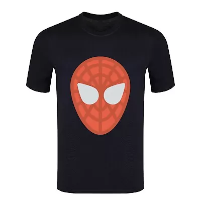 Buy Spider Man Cartoon Film Character Men's Fitted Stretch Casual Sleeves T-Shirts • 14.99£