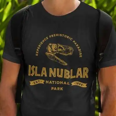 Buy Jurassic Park T-Shirt, Isla Nublar,Movie Lover Gift, Isla Nublar National Park • 39.81£