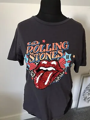 Buy Rolling Stones Switch Sequin Tshirt WORN ONCE! • 7£