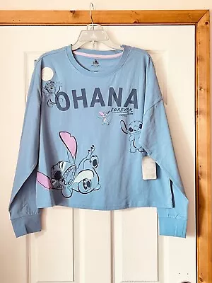 Buy New Ladies Disney Store Lilo & Stitch Pyjamas Uk L Bnwt Loungewear Top Shorts • 29.99£