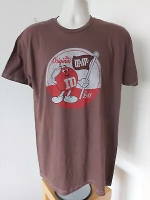 Buy M&M's T-Shirt, Adult L, Official Merchandise, Brown, See Photos For Sizing • 9.99£