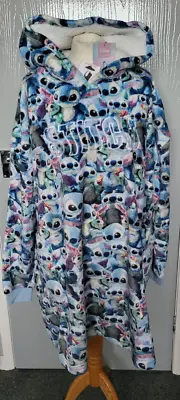 Buy Primark Disney Lilo & Stitch Women's Ladies Snuddie Hoodie Hooded Loungewear M/L • 23£