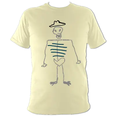 Buy Skeleton T-Shirt High Quality 100% Cotton Heavyweight T-Shirt • 21.95£