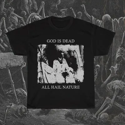 Buy Begotten Shirt, God Is Dead,distressed Black Metal,weird Nihilism Horror Movie • 25.93£