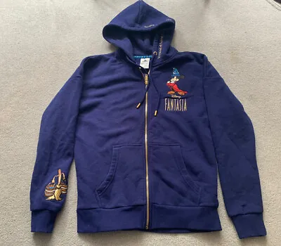 Buy Disney Store FANTASIA Sorcerer Mickey 80th ANNIVERSARY Hoodie Adult Size XS • 35£
