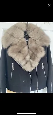 Buy Jacket With Real Fur Collar • 100£