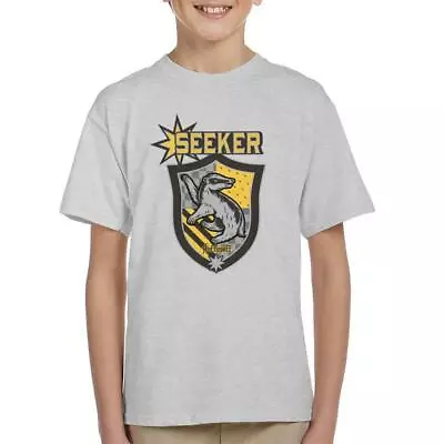 Buy Harry Potter Quidditch Team Hufflepuff Seeker Kid's T-Shirt • 14.95£