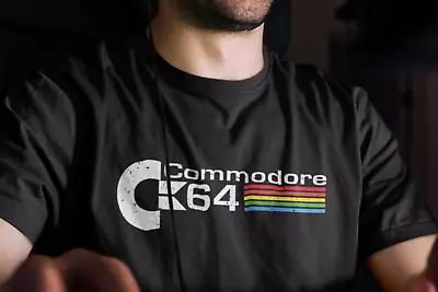 Buy Commodore 64 Distressed Retro Computer Gaming Unisex T-Shirt • 14.99£