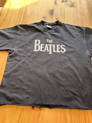 Buy Beatles  SS Black M Cotton T Shirt ByFruit Of The Loom. Chest  40 L22 Unisex • 3£