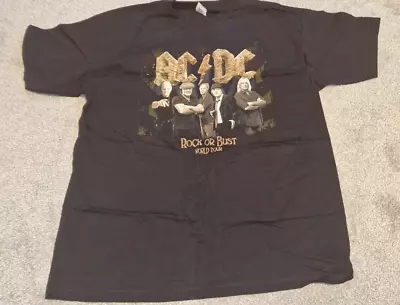 Buy Vintage ACDC, AC/DC Rock Or Bust T-shirt Size XL • 25£