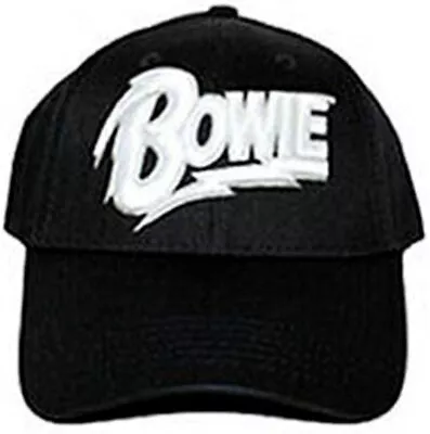 Buy David Bowie White Logo Unisex Black Baseball Cap Strapback Cap • 14.95£