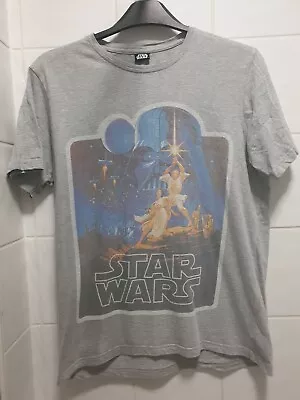 Buy Star Wars A New Hope Grey Fade T Shirt Official Star Wars Label. UK Medium  40  • 15.70£