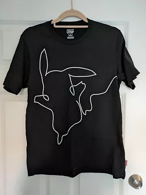 Buy Pikachu Line Art T-shirt - Pokémon - Uniqlo - Small • 6.99£