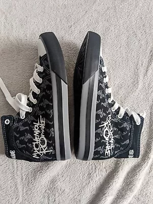 Buy My Chemical Romance - Official Black Parade High-Top Trainers Sneakers - UK 4.5 • 69.99£