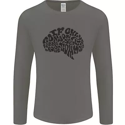 Buy Common Sense Funny Sarcasm Brain Slogan Mens Long Sleeve T-Shirt • 12.99£