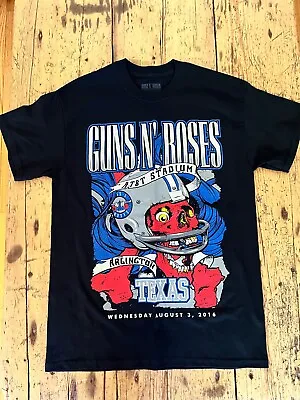 Buy Guns N Roses-Concert Tour  Shirt - AT&T Stadium Dallas Cowboys - August 3rd 2016 • 144.77£